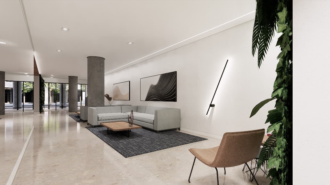 Área de lazer residencial Skyline 520 — academia, coworking e espaços de bem-estar 1