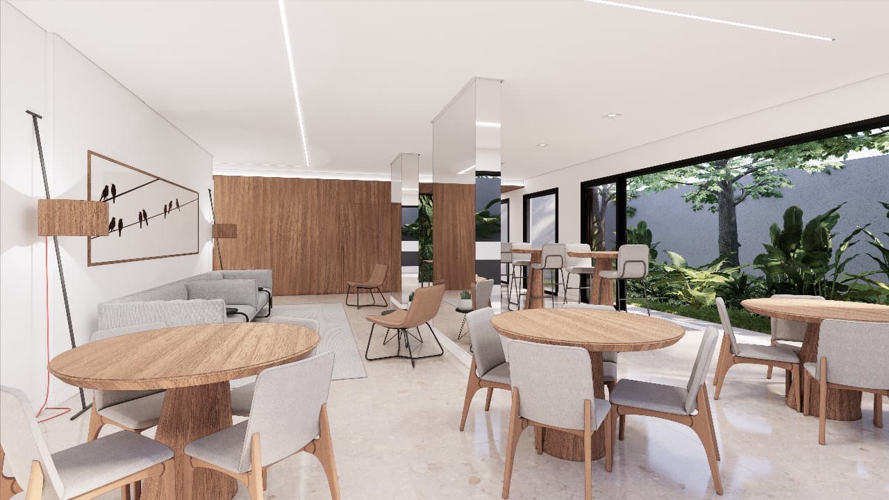 Área de lazer residencial Skyline 520 — academia, coworking e espaços de bem-estar 5