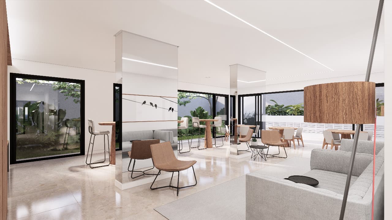 Área de lazer residencial Skyline 520 — academia, coworking e espaços de bem-estar 6