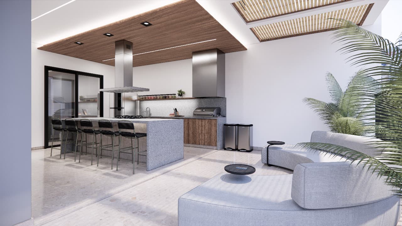 Área de lazer residencial Skyline 520 — academia, coworking e espaços de bem-estar 19