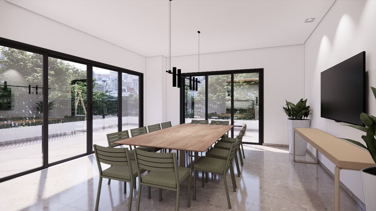 Área de lazer residencial Skyline 520 — academia, coworking e espaços de bem-estar 20