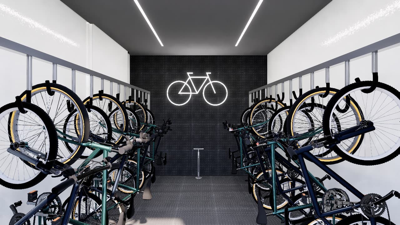 Área de lazer residencial Skyline 520 — academia, coworking e espaços de bem-estar 29