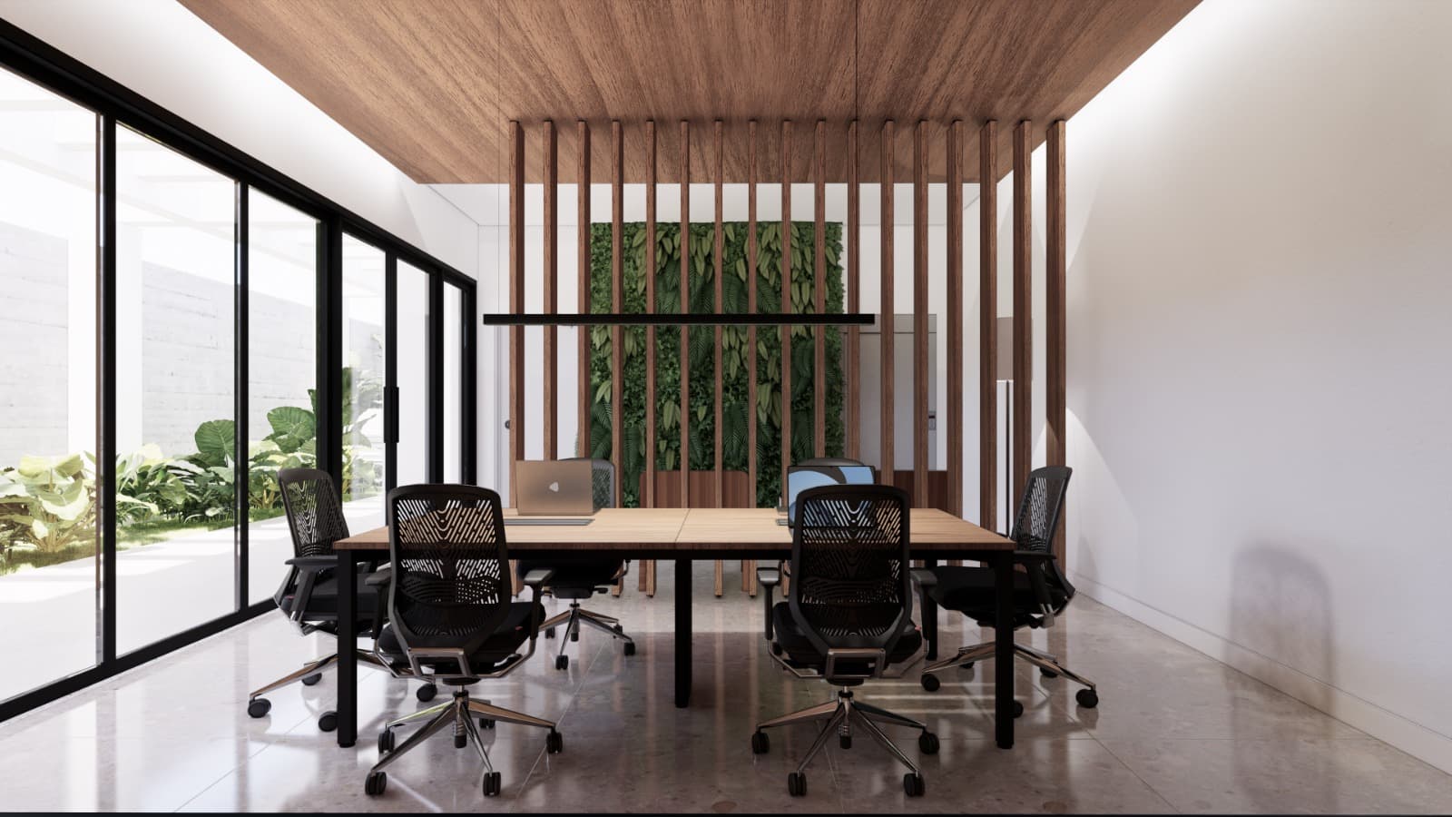 Área de lazer studio Skyline 520 — espaço gourmet, rooftop e áreas de convivência 3